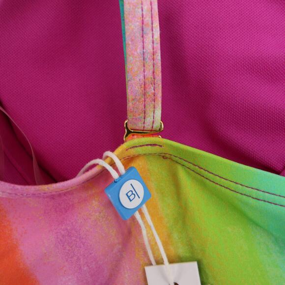 Bleu Rod Beattie Splash Out Tankini Top High Neck Keyhole Multicolor Size 8 NWT - Picture 7 of 11